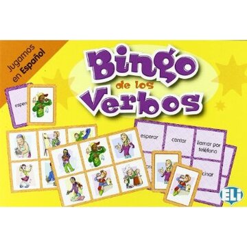 JUEGO BINGO DE LOS VERBOS, A1-B1, ESPAÑOL