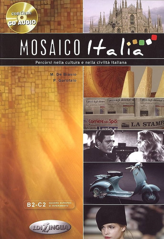 MOSAICO ITALIA +CD AUDIO - 156 PAGES