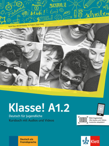 KLASSE A1.2 KURSBUCH MIT AUDIOS UND VIDE